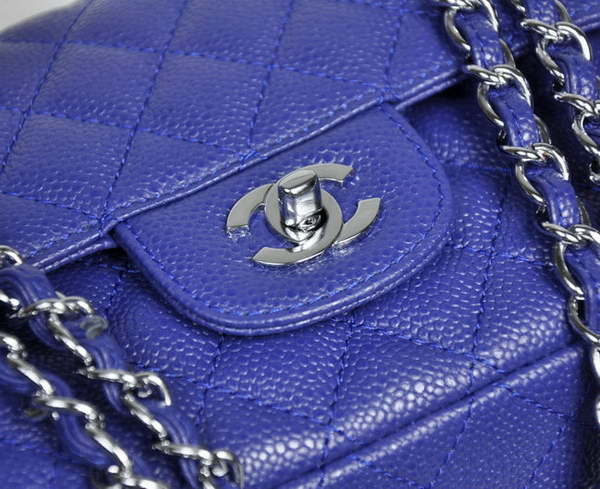 Chanel 2.55 Quilted Flap Bag 1112 Blue with Silver Hardware Chanel 2.55 Quilted Flap Bag 1112 Blue with Silver Hardware