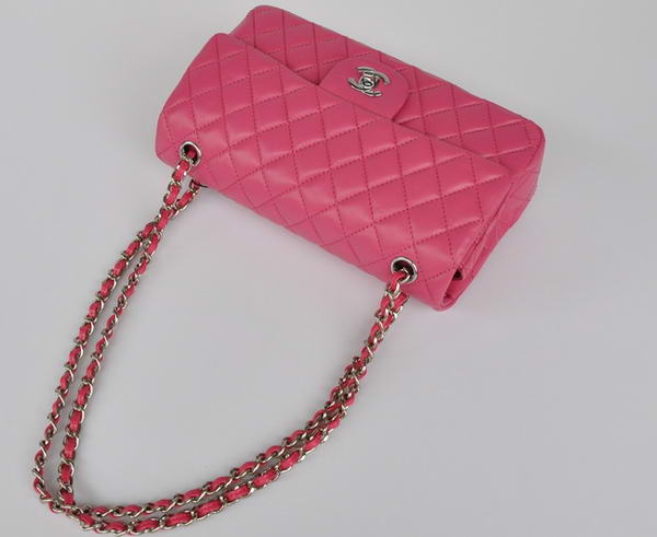 Cheap Chanel 2.55 Series Flap Bag 1112 Rose Sheepskin Leather Silver Hardware Cheap Chanel 2.55 Series Flap Bag 1112 Rose Sheepskin Leather Silver Hardware