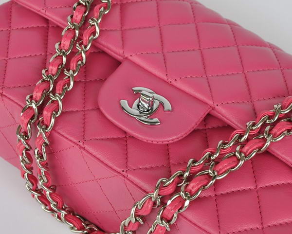 Cheap Chanel 2.55 Series Flap Bag 1112 Rose Sheepskin Leather Silver Hardware Cheap Chanel 2.55 Series Flap Bag 1112 Rose Sheepskin Leather Silver Hardware