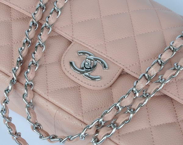 Cheap Chanel 2.55 Series Flap Bag 1113 Pink Leather Silver Hardware Cheap Chanel 2.55 Series Flap Bag 1113 Pink Leather Silver Hardware