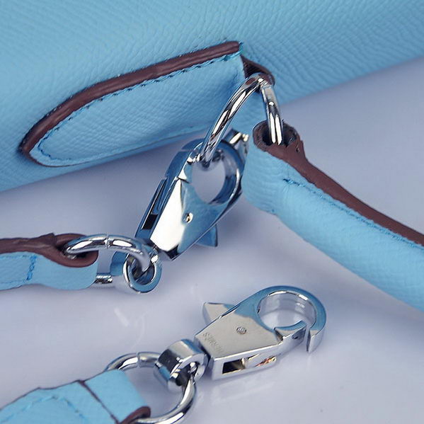 Hermes Kelly 32cm Bags Togo Leather Light Blue Hermes Kelly 32cm Bags Togo Leather Light Blue