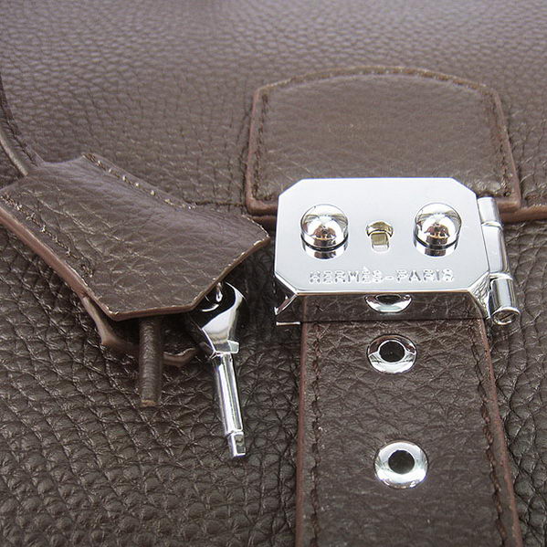 Hermes Sac Depeche 38cm Briefcase Clemence Brown Hermes Sac Depeche 38cm Briefcase Clemence Brown