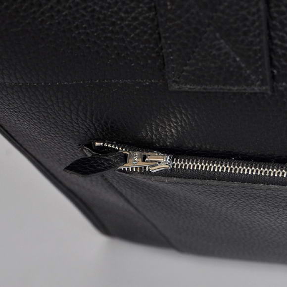 Hermes Briefcase 40CM Clemence Leather Bag Black Hermes Briefcase 40CM Clemence Leather Bag Black