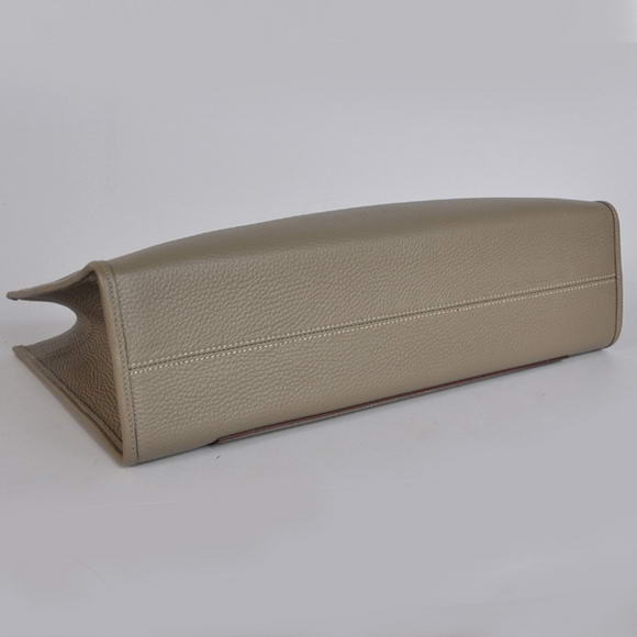 Hermes Briefcase 40CM Clemence Leather Bag Grey Hermes Briefcase 40CM Clemence Leather Bag Grey