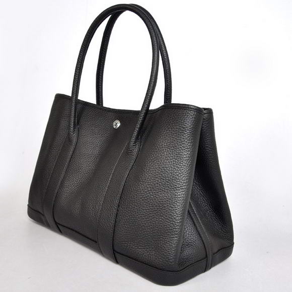 Hermes Garden Party 36CM Bag Clemence Black Hermes Garden Party 36CM Bag Clemence Black