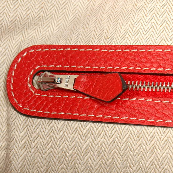 Hermes Garden Party 36CM Bag Clemence Red Hermes Garden Party 36CM Bag Clemence Red