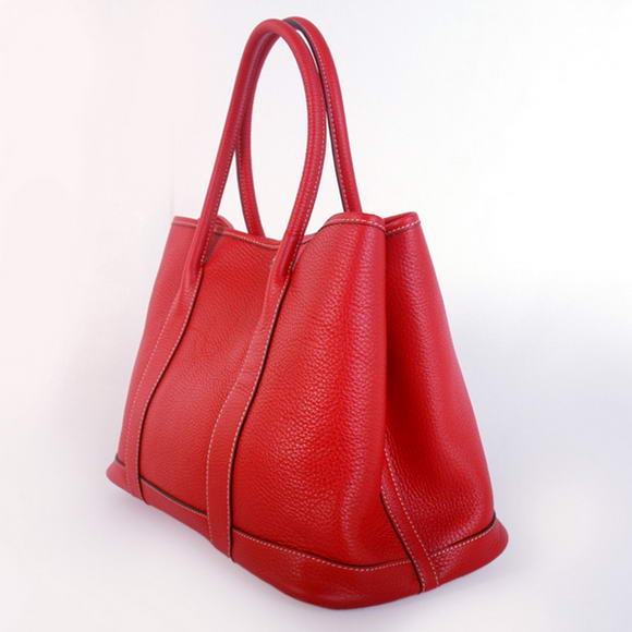 Hermes Garden Party 36CM Bag Clemence Red Hermes Garden Party 36CM Bag Clemence Red