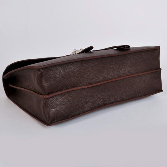 Hermes Sac Depeche 38cm Briefcase Clemence Brown Hermes Sac Depeche 38cm Briefcase Clemence Brown