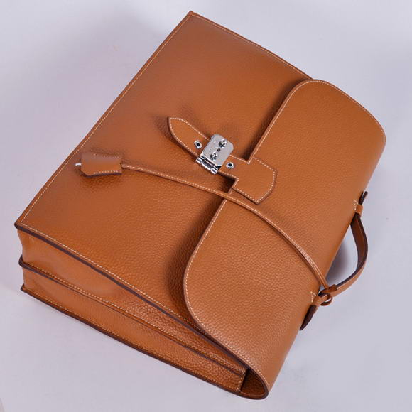 Hermes Sac Depeche 38cm Briefcase Clemence Camel Hermes Sac Depeche 38cm Briefcase Clemence Camel