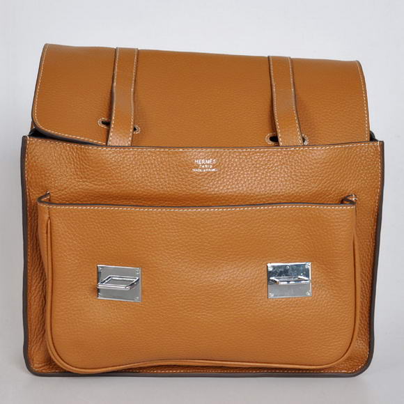 Hermes Steve 32CM Mens Bag Clemence Camel Hermes Steve 32CM Mens Bag Clemence Camel