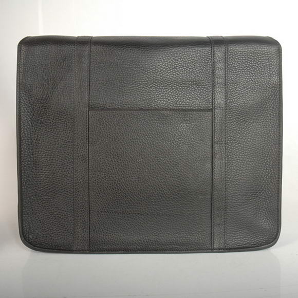 Hermes Steve 35CM Messenger Bag Clemence Leather Black Hermes Steve 35CM Messenger Bag Clemence Leather Black