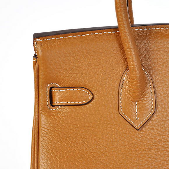 Hermes Birkin 25CM Tote Bags Togo Leather Camel Godlen Hermes Birkin 25CM Tote Bags Togo Leather Camel Godlen