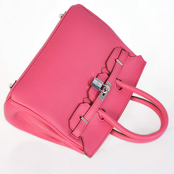 Hermes Birkin 25CM Tote Bags Togo Leather Peach Silver Hermes Birkin 25CM Tote Bags Togo Leather Peach Silver