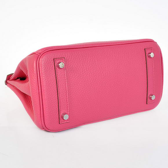 Hermes Birkin 25CM Tote Bags Togo Leather Peach Silver Hermes Birkin 25CM Tote Bags Togo Leather Peach Silver