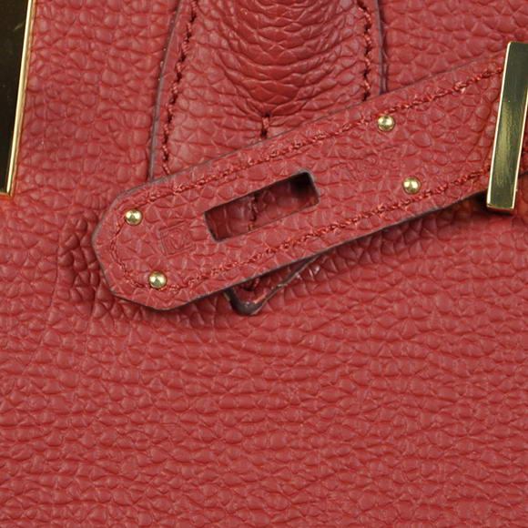 Hermes Birkin 30CM Tote Bags Bordeaux Smooth Leather Gold Hermes Birkin 30CM Tote Bags Bordeaux Smooth Leather Gold