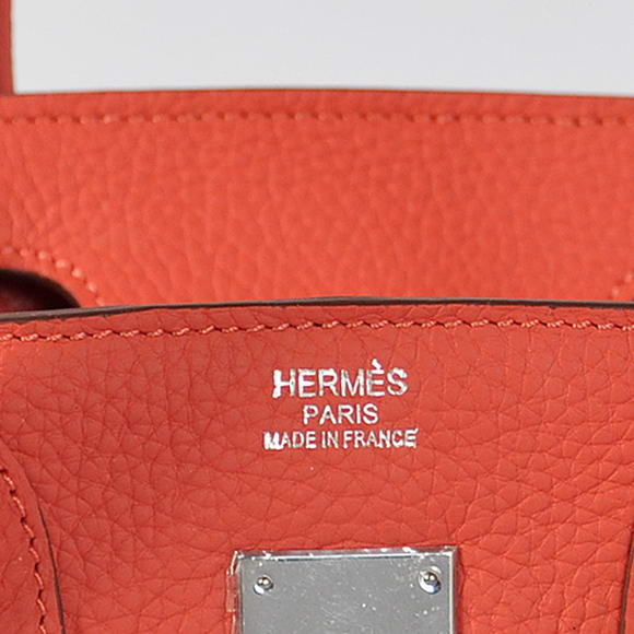 Hermes Birkin 30CM Tote Bags Pompadour Grain Leather Silver Hermes Birkin 30CM Tote Bags Pompadour Grain Leather Silver