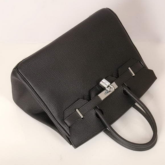 Hermes Birkin 30CM Tote Bags Smooth Togo Leather Black Hermes Birkin 30CM Tote Bags Smooth Togo Leather Black