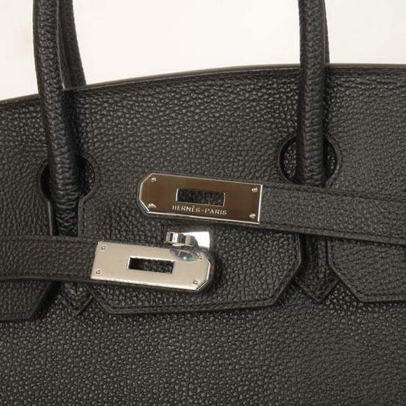 Hermes Birkin 30CM Tote Bags Smooth Togo Leather Black Hermes Birkin 30CM Tote Bags Smooth Togo Leather Black