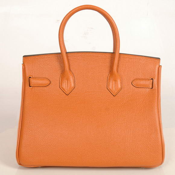 Hermes Birkin 30CM Tote Bags Smooth Togo Leather Orange Hermes Birkin 30CM Tote Bags Smooth Togo Leather Orange