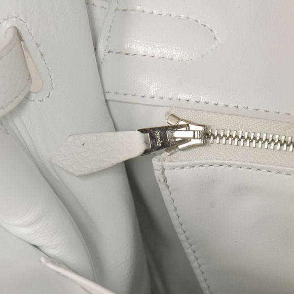 Hermes Birkin 30CM Tote Bags Smooth Togo Leather White Hermes Birkin 30CM Tote Bags Smooth Togo Leather White
