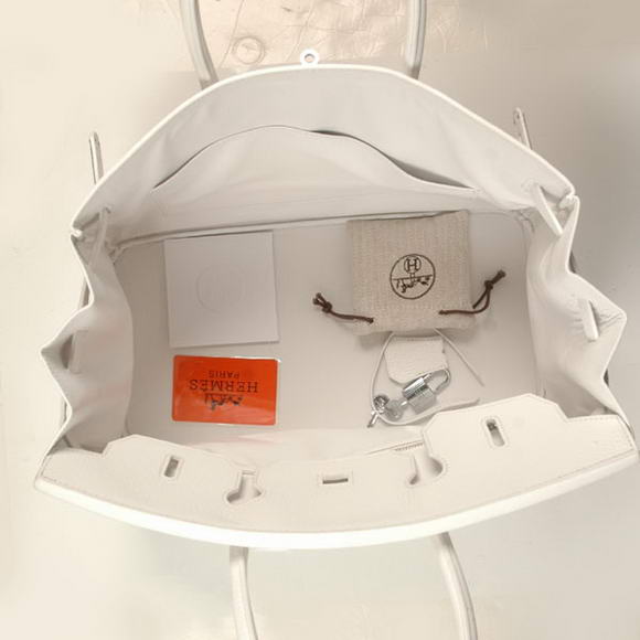 Hermes Birkin 30CM Tote Bags Smooth Togo Leather White Hermes Birkin 30CM Tote Bags Smooth Togo Leather White