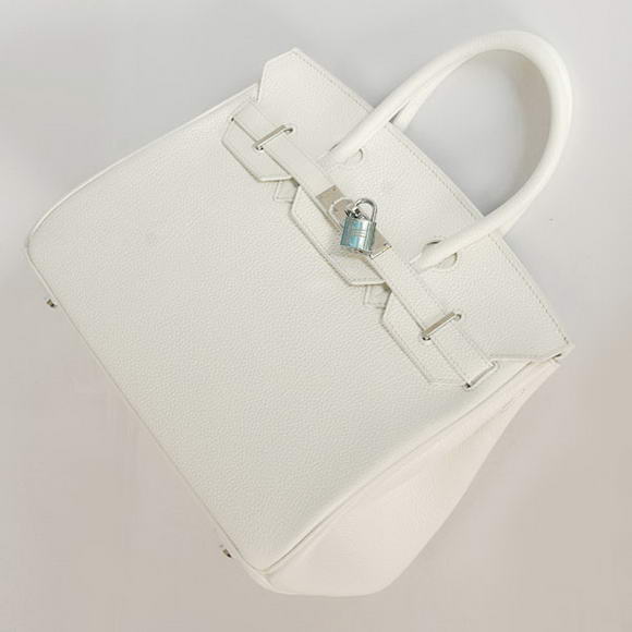 Hermes Birkin 30CM Tote Bags Smooth Togo Leather White Hermes Birkin 30CM Tote Bags Smooth Togo Leather White