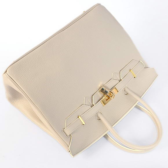 Hermes Birkin 35CM Tote Bags Togo Leather Beige Golden Hermes Birkin 35CM Tote Bags Togo Leather Beige Golden