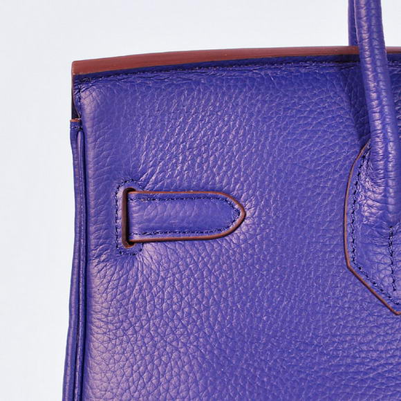 Hermes Birkin 35CM Tote Bags Togo Leather Blue Silver Hermes Birkin 35CM Tote Bags Togo Leather Blue Silver