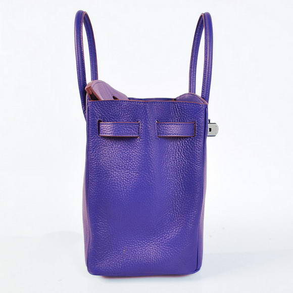 Hermes Birkin 35CM Tote Bags Togo Leather Blue Silver Hermes Birkin 35CM Tote Bags Togo Leather Blue Silver