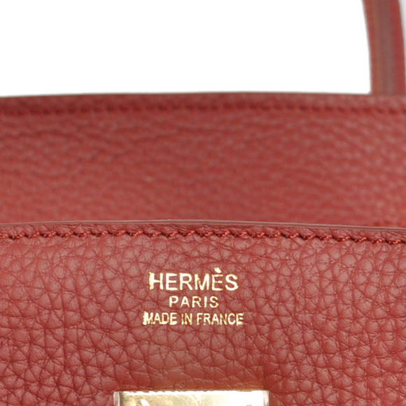Hermes Birkin 35CM Tote Bags Togo Leather Bordeaux Golden Hermes Birkin 35CM Tote Bags Togo Leather Bordeaux Golden
