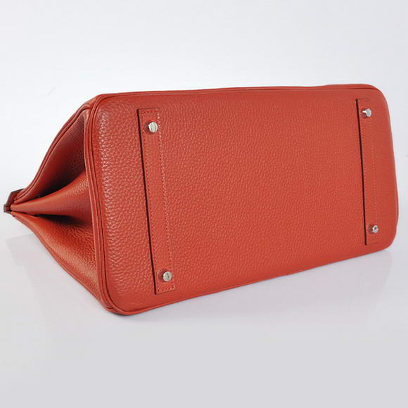 Hermes Birkin 35CM Tote Bags Togo Leather Mid Red Golden Hermes Birkin 35CM Tote Bags Togo Leather Mid Red Golden