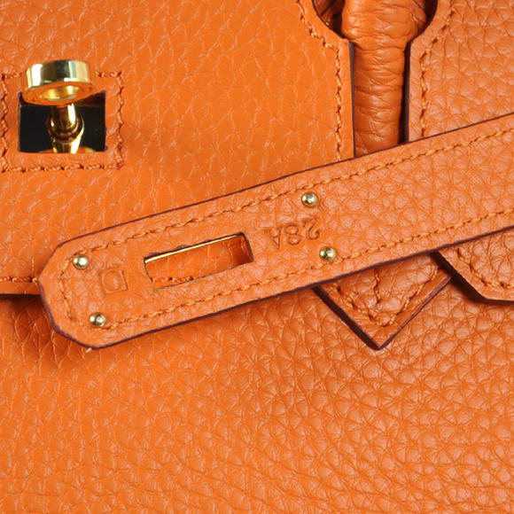 Hermes Birkin 35CM Tote Bags Togo Leather Orange Golden Hermes Birkin 35CM Tote Bags Togo Leather Orange Golden