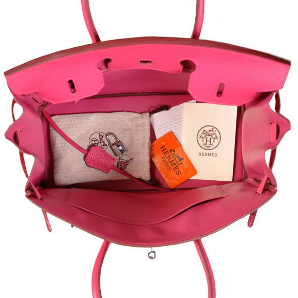 Hermes Birkin 35CM Tote Bags Togo Leather Peach Silver Hermes Birkin 35CM Tote Bags Togo Leather Peach Silver
