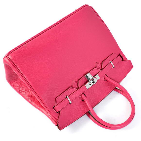Hermes Birkin 35CM Tote Bags Togo Leather Peach Silver Hermes Birkin 35CM Tote Bags Togo Leather Peach Silver