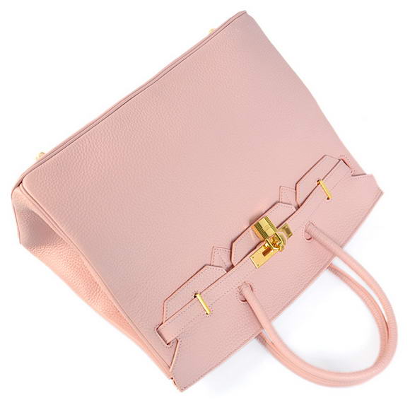 Hermes Birkin 35CM Tote Bags Togo Leather Pink Golden Hermes Birkin 35CM Tote Bags Togo Leather Pink Golden