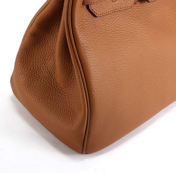 Hermes Birkin 35CM Togo Leather Handbag 6089 Light Coffee Golden Hermes Birkin 35CM Togo Leather Handbag 6089 Light Coffee Golden