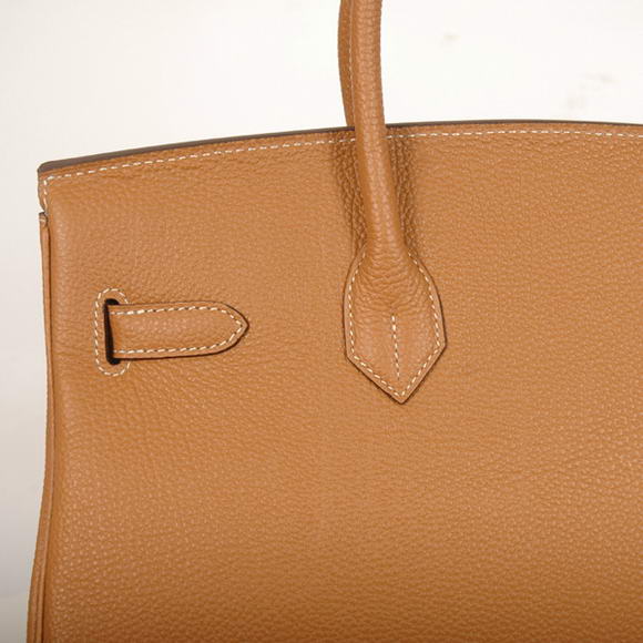 Hermes Birkin 35CM Tote Bags Smooth Togo Leather Camel Silver Hermes Birkin 35CM Tote Bags Smooth Togo Leather Camel Silver