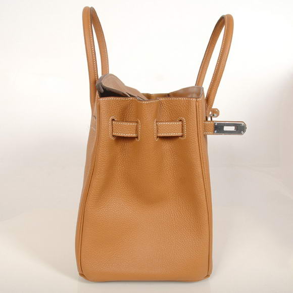 Hermes Birkin 35CM Tote Bags Smooth Togo Leather Camel Silver Hermes Birkin 35CM Tote Bags Smooth Togo Leather Camel Silver
