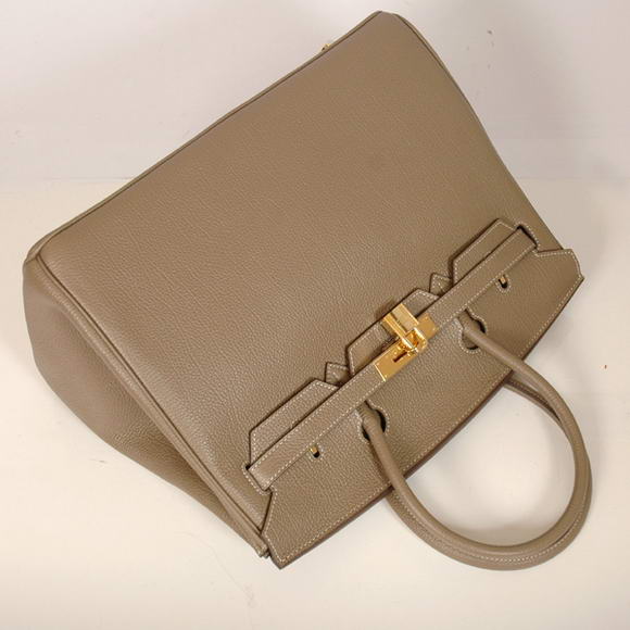 Hermes Birkin 35CM Tote Bags Smooth Togo Leather Dark Grey Golden Hermes Birkin 35CM Tote Bags Smooth Togo Leather Dark Grey Golden