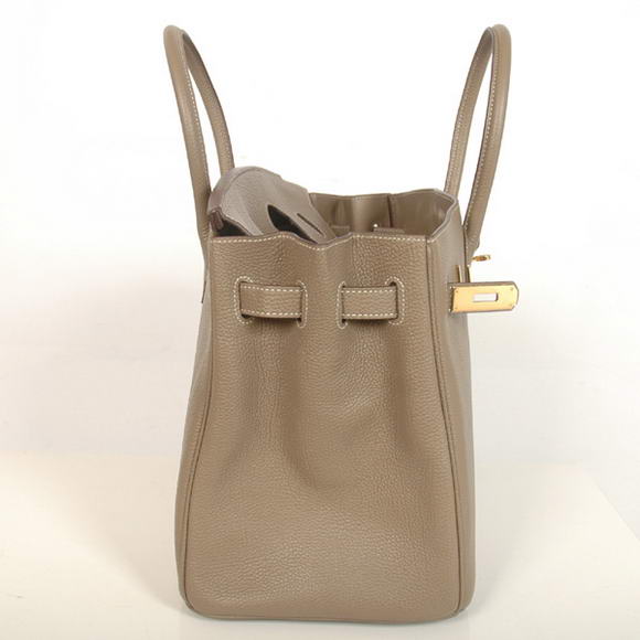 Hermes Birkin 35CM Tote Bags Smooth Togo Leather Dark Grey Golden Hermes Birkin 35CM Tote Bags Smooth Togo Leather Dark Grey Golden