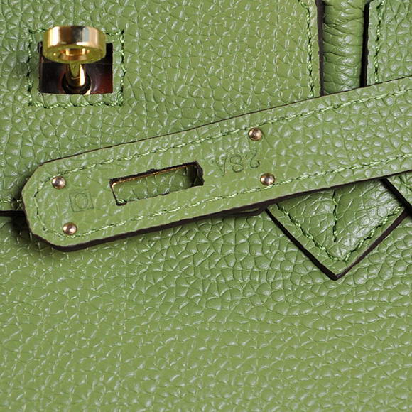 Hermes Birkin 35CM Tote Bags Smooth Togo Leather Green Golden Hermes Birkin 35CM Tote Bags Smooth Togo Leather Green Golden