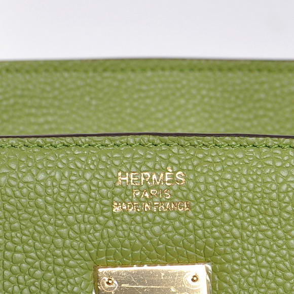 Hermes Birkin 35CM Tote Bags Smooth Togo Leather Green Golden Hermes Birkin 35CM Tote Bags Smooth Togo Leather Green Golden