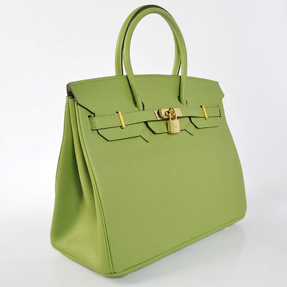 Hermes Birkin 35CM Tote Bags Smooth Togo Leather Green Golden Hermes Birkin 35CM Tote Bags Smooth Togo Leather Green Golden