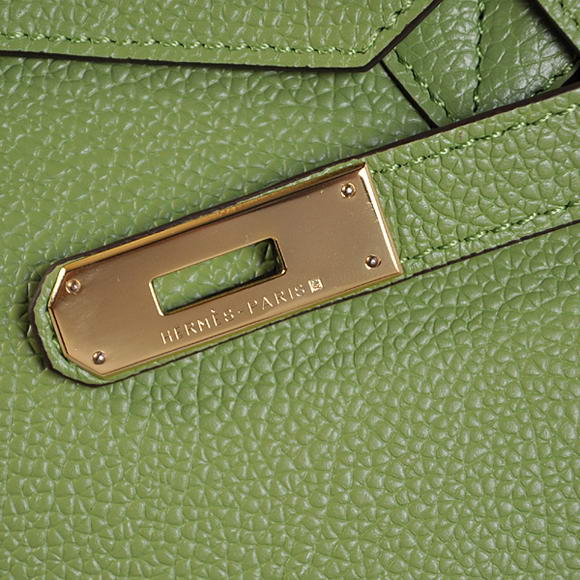 Hermes Birkin 35CM Tote Bags Smooth Togo Leather Green Golden Hermes Birkin 35CM Tote Bags Smooth Togo Leather Green Golden