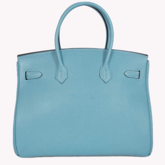 Hermes Birkin 35CM Tote Bags Smooth Togo Leather Light Blue Golden Hermes Birkin 35CM Tote Bags Smooth Togo Leather Light Blue Golden