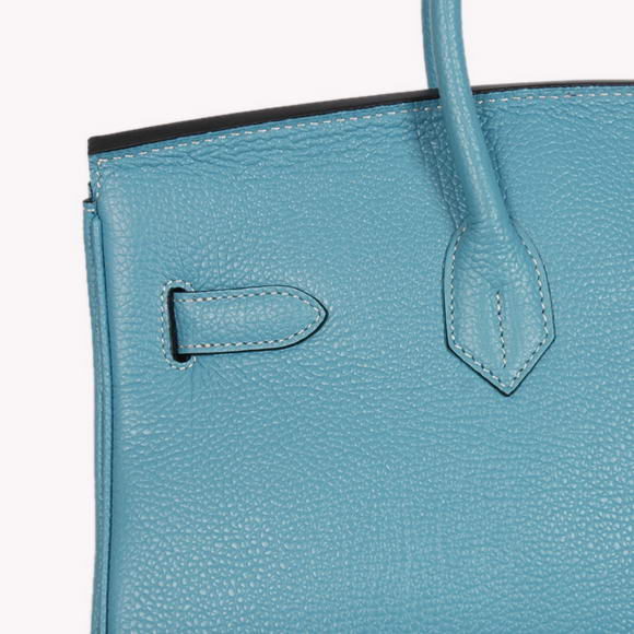 Hermes Birkin 35CM Tote Bags Smooth Togo Leather Light Blue Golden Hermes Birkin 35CM Tote Bags Smooth Togo Leather Light Blue Golden