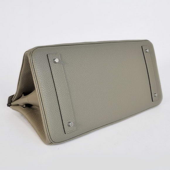 Hermes Birkin 42cm JPG Birkin Togo Leather Grey Bag Silver Hardware Hermes Birkin 42cm JPG Birkin Togo Leather Grey Bag Silver Hardware