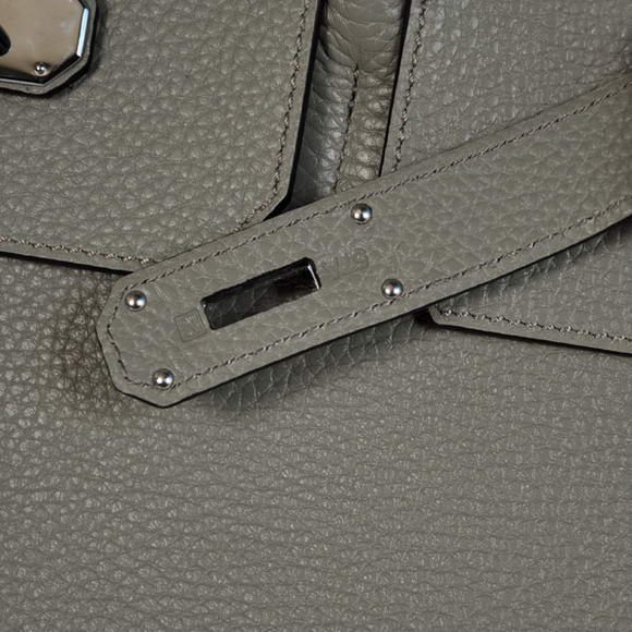 Hermes Birkin 42cm JPG Birkin Togo Leather Grey Bag Silver Hardware Hermes Birkin 42cm JPG Birkin Togo Leather Grey Bag Silver Hardware