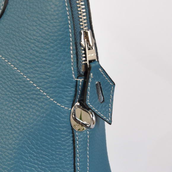 Hermes Bolide 31CM Tote Bags Clemence H1031 Blue Hermes Bolide 31CM Tote Bags Clemence H1031 Blue