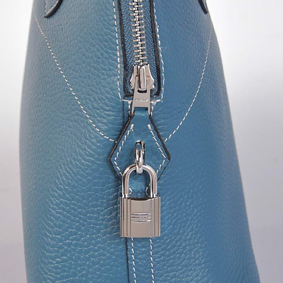 Hermes Bolide 31CM Tote Bags Clemence H1031 Blue Hermes Bolide 31CM Tote Bags Clemence H1031 Blue